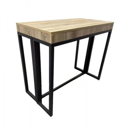 Mesa consola extensible para 8-10 personas con efecto madera 235 cm