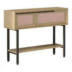 Mesa consola Kvænangen con compartimentos 100x30x76cm