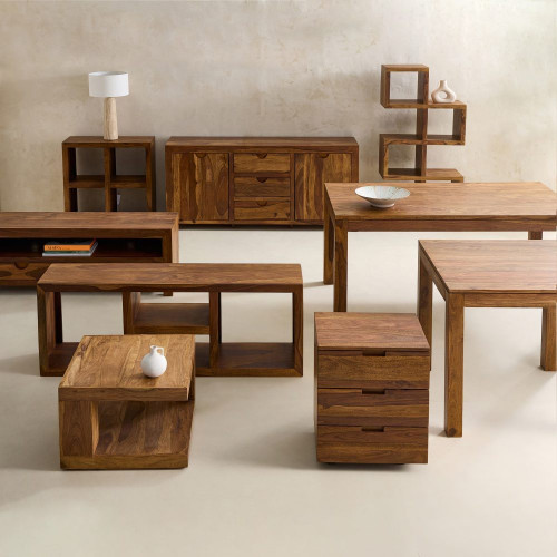 Mesa de centro de madera de palisandro Bombay EuroVolter Nogal