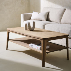 Mesa de centro de madera de roble Babylon Room - EuroVolter Natural