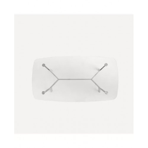 Mesa de cristal Ernest Cromo