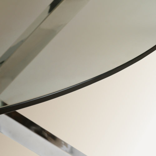 Mesa de cristal Heaven Cromo