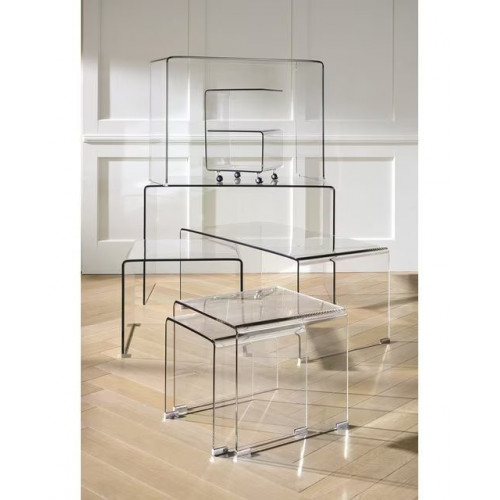 Mesa de escritorio de cristal Shiny EuroVolter Cristal