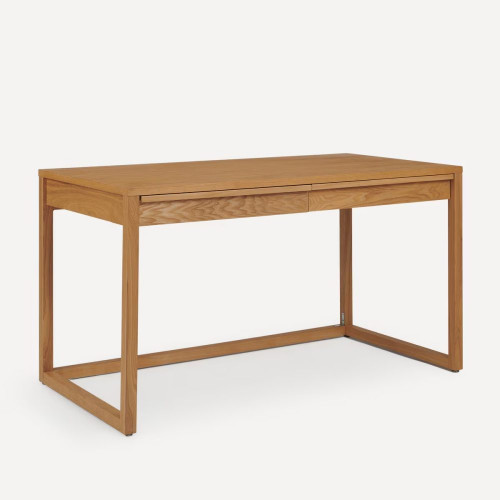Mesa de escritorio de fresno Lincoln EuroVolter Natural