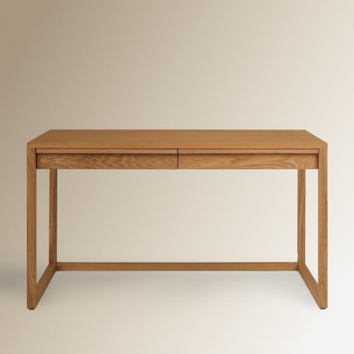 Mesa de escritorio de fresno Lincoln EuroVolter Natural