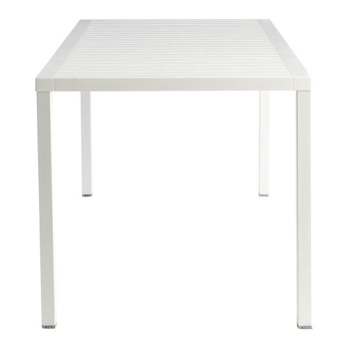 Mesa de jardín rectangular Cube 140 Nardi Blanco