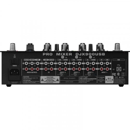 Mesa de mezclas Behringer DJX900USB 5 canales efectos digitales USB