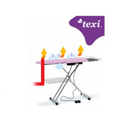 Mesa de Planchado con plato caliente-Aspirante soplante texi