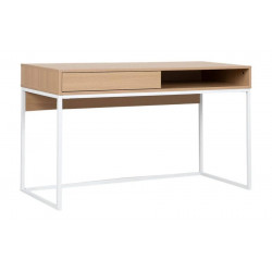 Mesa escritorio efecto madera