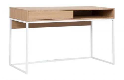 Mesa escritorio efecto madera