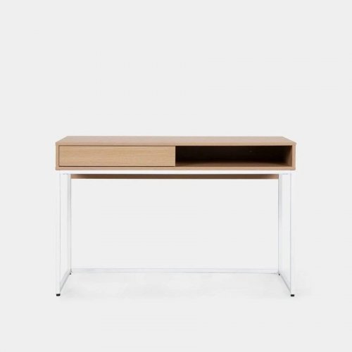 Mesa escritorio efecto madera