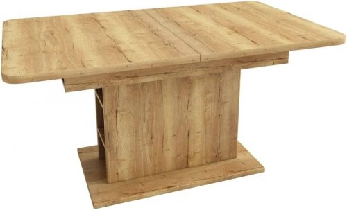 Mesa extensible almacenaje 110/130 cm