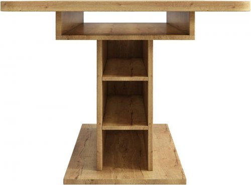 Mesa extensible almacenaje 110/130 cm