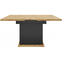 Mesa extensible con almacenaje y estante