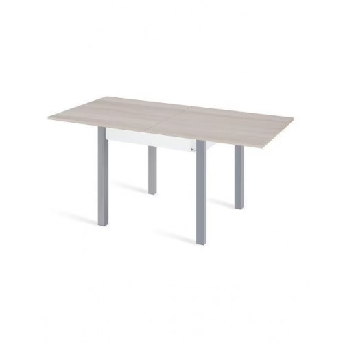 Mesa extensible con pata gris Dima Gris / Olmo