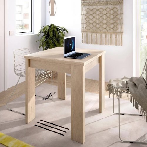 Mesa extensible efecto madera