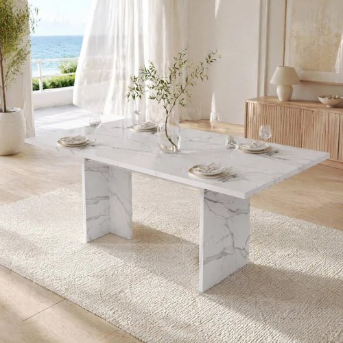 Mesa extensible estante 140-180x80 cm