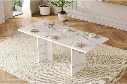 Mesa extensible estante 140-180x80 cm