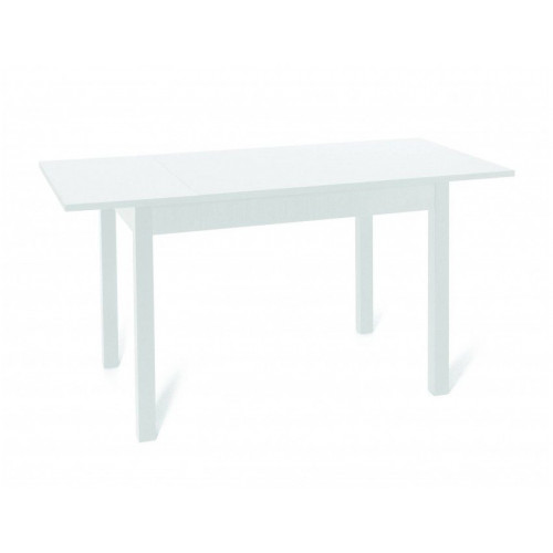 Mesa extensible fresno blanco 110 x 70 cm - Cuneo