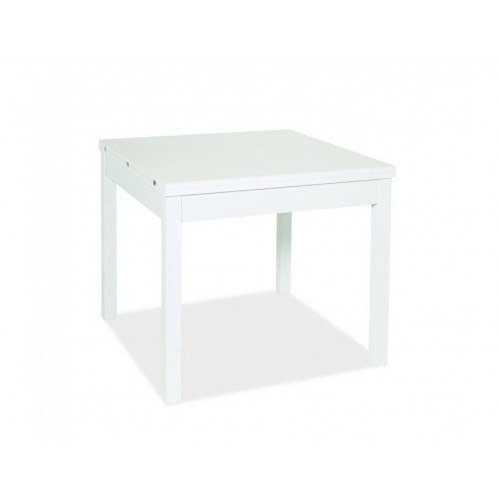 Mesa extensible fresno blanco 90 x 90 cm - Cuneo
