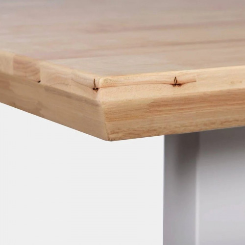 Mesa Extensible Madera de hevea Klast Home Nórdico 150 X 76 cm