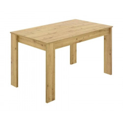 Mesa fija de madera roble