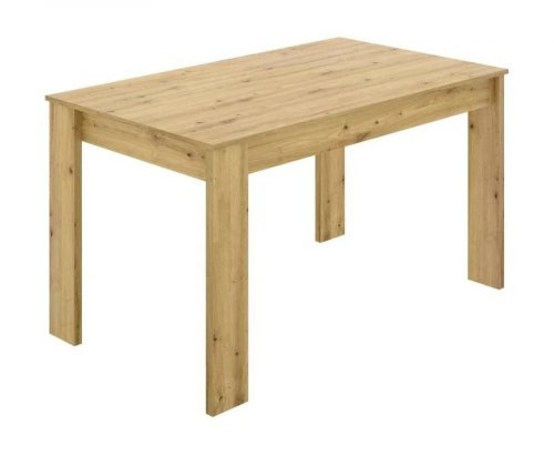 Mesa fija de madera roble
