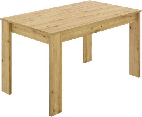 Mesa fija de madera roble
