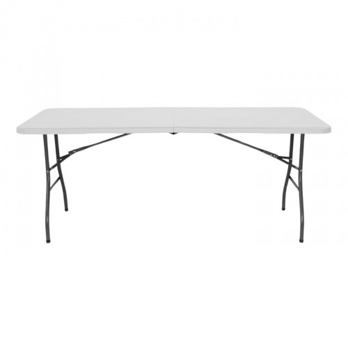 Mesa plegable rectangular para catering blanco 240x74cm Thinia Home
