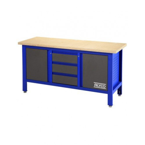 Mesa Trabajo 3 Cajones + 2 Portones Alyco 129755