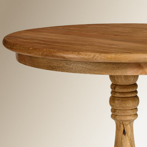 Mesa velador de madera de mango Vendome EuroVolter Natural