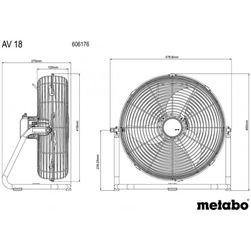Metabo AV 18 (without Battery)