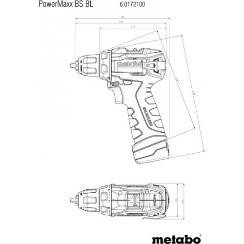 Metabo PowerMaxx BS BL (601721500)