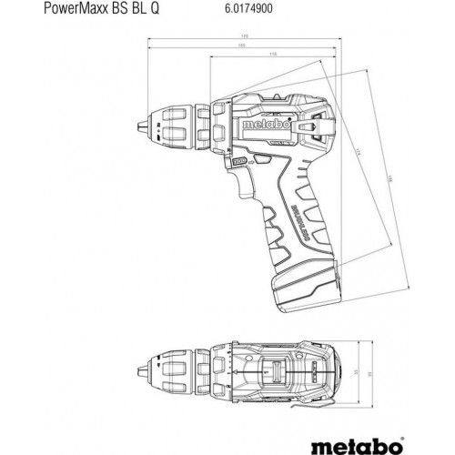 Metabo Powermaxx BS BL Q (601749500)