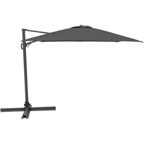 METRO Professional Sombrilla colgante cuadrada aluminio / poliéster 3 x 3 m