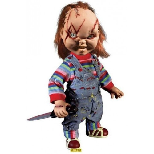 Mezco Toyz Talking Scarred Chucky 38 cm