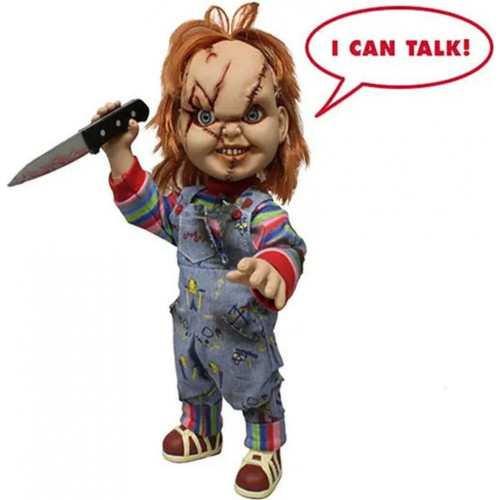 Mezco Toyz Talking Scarred Chucky 38 cm