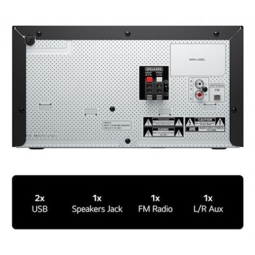 Microcadena Con Bluetooth Lg Xboom Ck43N/ 300W