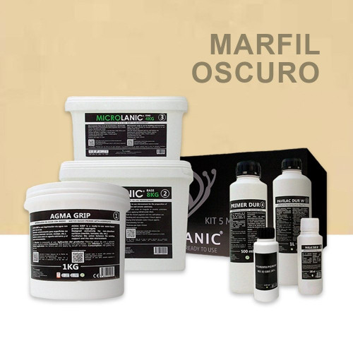 MICROLANIC KIT MICROCEMENTO 5M² SBC Especial Baños y Cocinas Baños, duchas y Cocinas MARFIL OSCURO