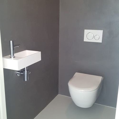 MICROLANIC ONE FINO 20KG 40m2 Microcemento Listo al Uso de grano Fino para decoración de suelos y paredes. BEIGE