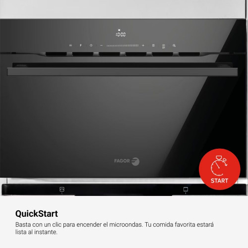 Microndas integrable Fagor 34 litros y grill Master - 4MWB-34MTCGN