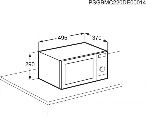 Microondas AEG mfb295db