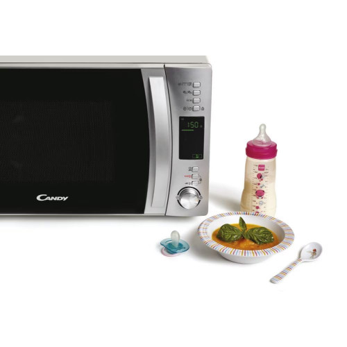 Microondas Candy 22 litros y grill - CMXG22DS/ST Silver
