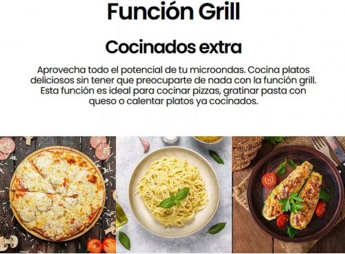 Microondas con Grill Infiniton MW-B25LS