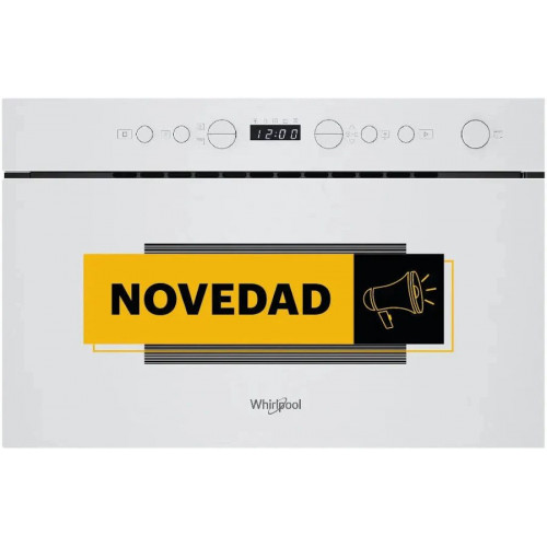 Microondas con Grill Whirlpool WMN14BW 22L 750W Blanco Compacto