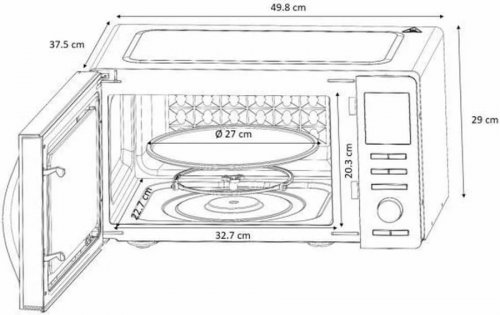 Microondas Continental Edison 900 W 25 L