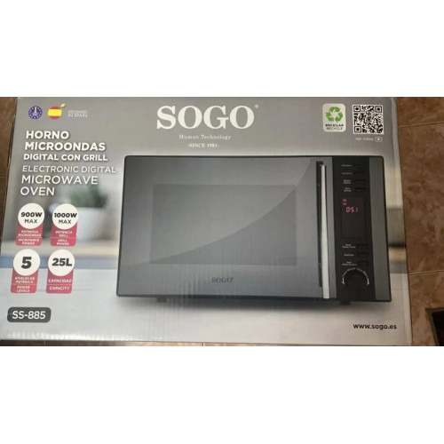 Microondas Grill Digital 25L Sogo