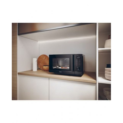 Microondas Haier 25 litros, grill y convección I-Touch Series 4 - HAMCI25FBS4TB/ST Negro