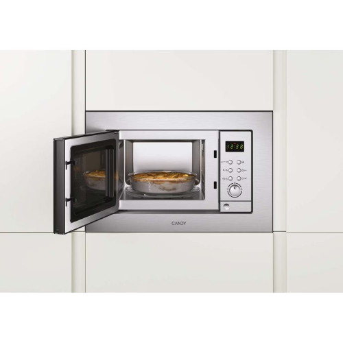 Microondas integrable Candy 20 litros y grill - MIC201EX Acero Inox