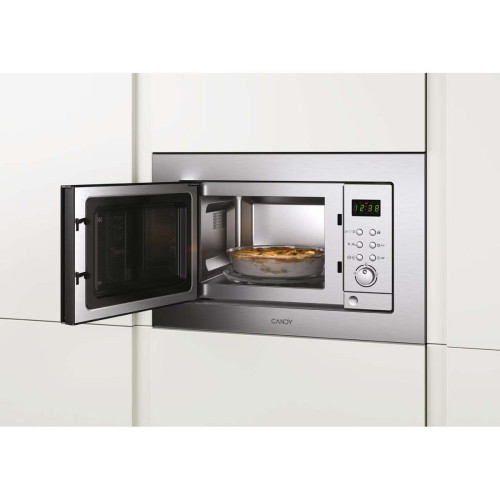 Microondas integrable Candy 20 litros y grill - MIC201EX Acero Inox